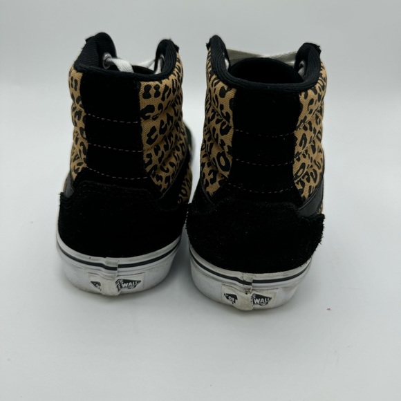 Vans Sk8 Hi Tapered Sneaker Leopard Print High Top Skate Shoe Size 7 - Picture 7 of 10
